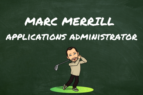 Meet the Team image of Marc Merrill golfing