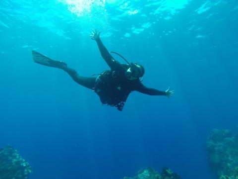 Elisha Quinney Scuba Diving