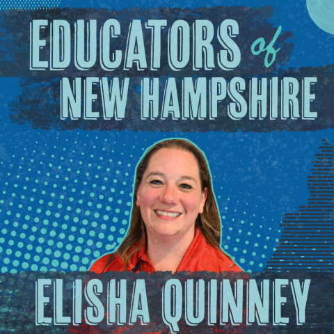 Introduction saying Educators of NH: Elisha Quinney